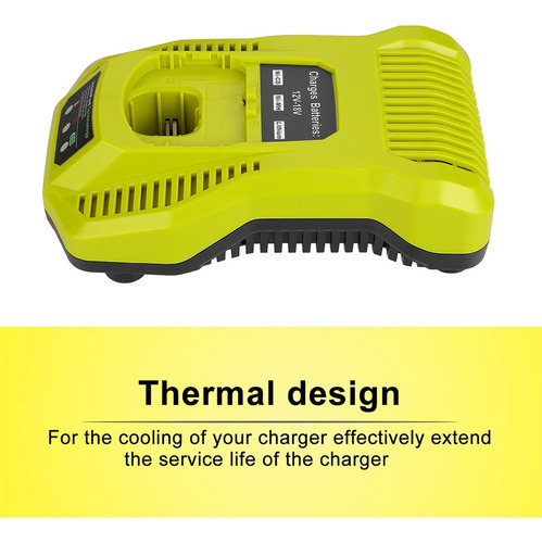 Dual Chemistry Intelliport Cargador Para Todos Ryobi 12v-18v