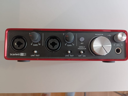 Interfaz De Audio Focusrite Scarlett 2i2 2.ª  Gen