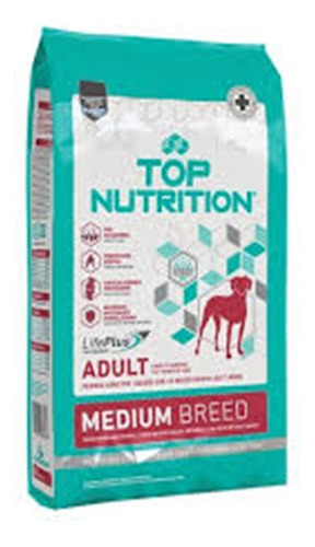 Top Nutrition Adulto Raza Mediana X 15k + 3k Z.norte