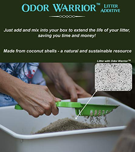 Desodorante De Arena Para Gatos Odor Warrior De Sapphire Lab