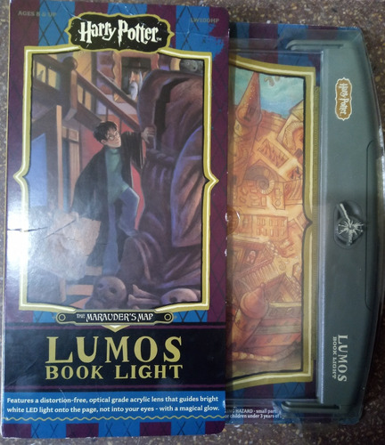 Harry Potter Lumos Book Ligth Lámpara De Libros Nuevo Raro