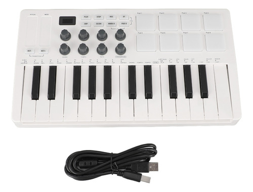 Controlador De Teclado Midi Usb 25 Key Control 8 Mpc Beat Pa