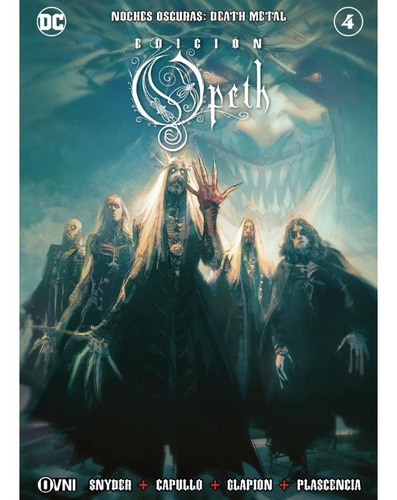 Cómic Noches Oscuras: Death Metal #4 Edición Opeth Ovni Dgl