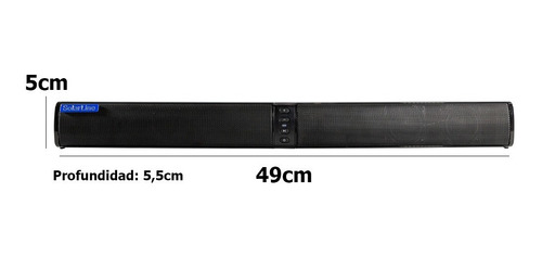 Imagen 5 de 9 de Barra De Sonido Solarline Bs36 20w Bluethoot Control Remoto