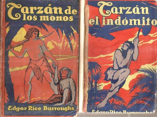 Tarzan Burroughs Edgar Rice Lote 4 Libros L 6