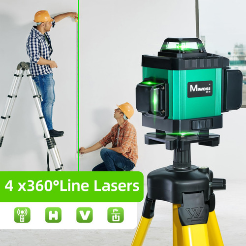Nivel Láser 360 Autonivelante Línea Verde 4 X 360 Grados