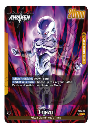 Dbs Tcg: Fusion World Starter Deck 04 - Frieza (fs04)