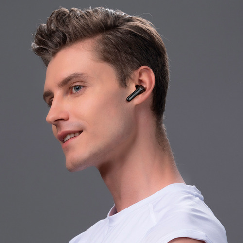 Auricular in-ear gamer inalámbrico Soundpeats TWS TrueAir 2 black con luz LED