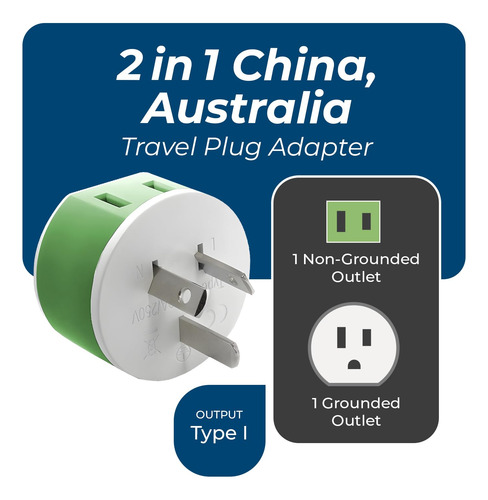 Adaptador De Enchufe Orei Australia, Nueva Zelanda, China Ti