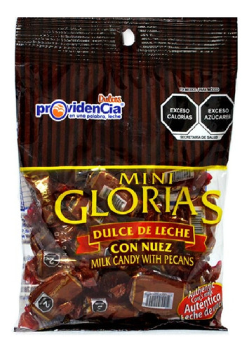 Mini Glorias Providencia 200g Dulce De Leche Con Nuez