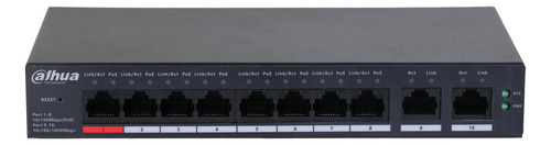 Switch Gigabit Ethernet Dahua Dh-cs4010-8et-110 8 Puertos