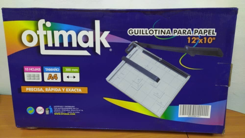Guillotina Ofimak - 12 X10  A4