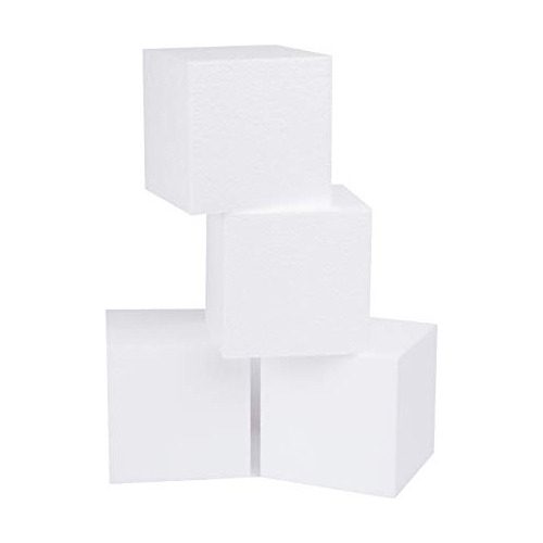 Silverlake Craft Foam Block - Paquete De 6 Cubos De Poliesti