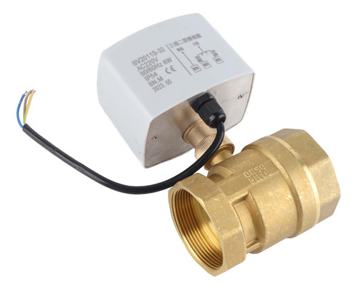 Ac220v Dn50, 2 Pulgadas, 2 Vías, 3 Cables, Latón Eléctrico
