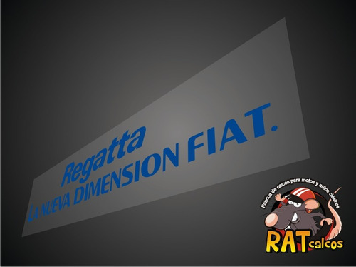 Calco Fiat Regatta / Nueva Dimension Fiat