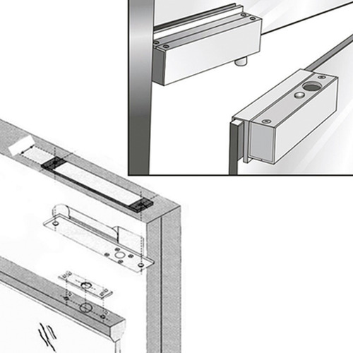 Imagen 7 de 8 de Kit Control Acceso Cerradura De Perno 10 Tarjetas Y Botón Ir
