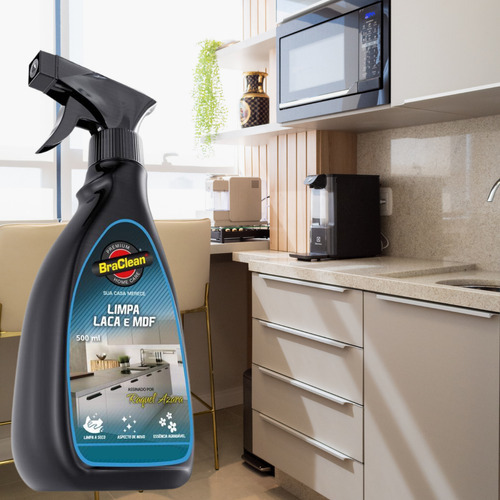 Limpa Laca E Mdf 500 Ml Braclean Linha Premium Raquel Azara