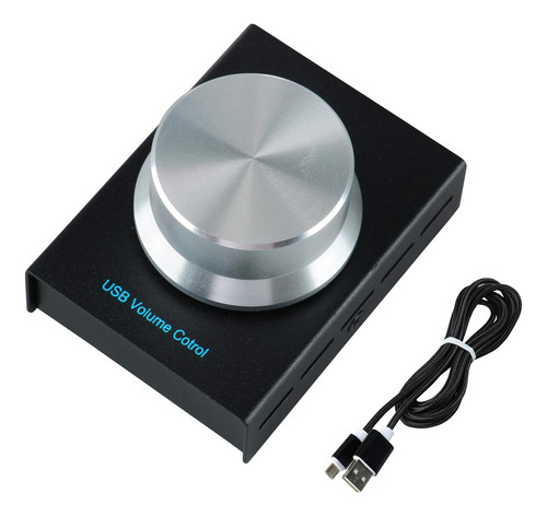 Boton Control Volumen Usb Aluminio Sin Perdida Audio 1 8