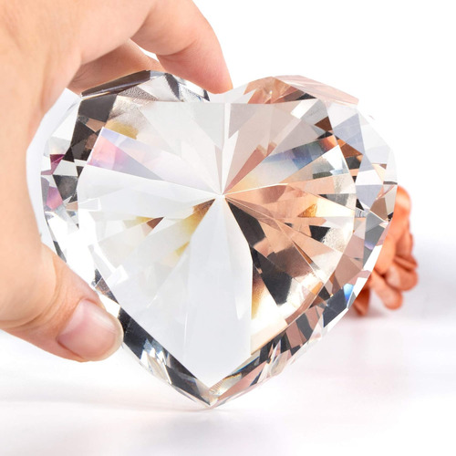 Pesas De Papel Con Diamantes De Cristal Transparente Con Caj