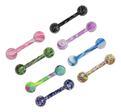 Youpin 8 Piezas De Metal Mezcladas De Lengua Barra Barras