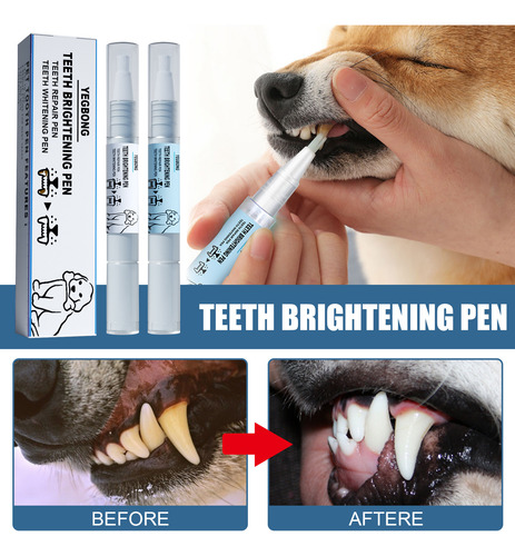 Cepillo De Dientes Para Mascotas 2025 Con Bolígrafo Y Gel Re