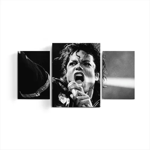 comprar Cuadro Triptico  Michael Jackson Musica Rey Del Pop Tic Time comprar Cuadro Triptico  Michael Jackson Musica Rey Del Pop Tic Time