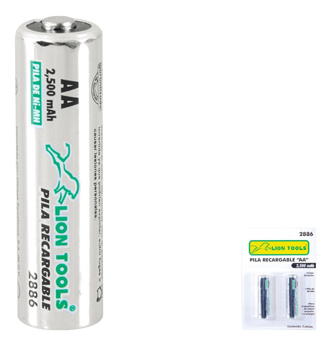 Pilas Aaa Recargables Ni-mh 1000mah Lion Tools