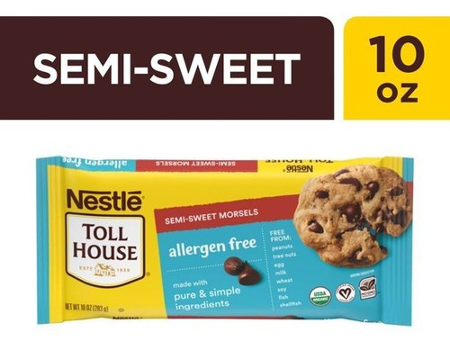 Nestle Toll House Chispas Chocolate Glutenfree 283grs.