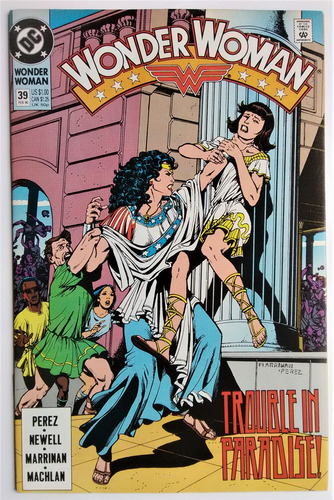 Wonder Woman 39 Dc Comics 1990 Lois Lane George Perez