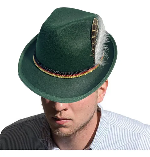 Sombrero De Plumas De Alta Montaña Sombrero Alemán Oktoberfe