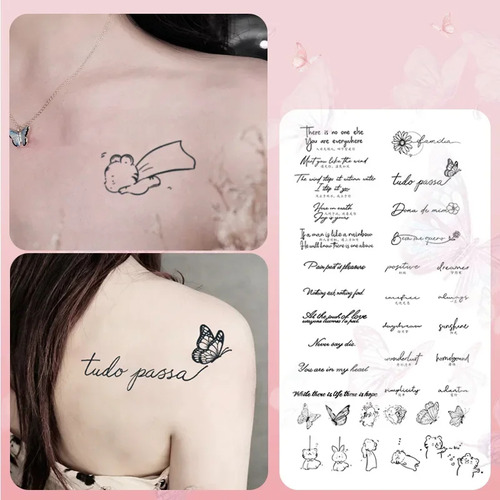 Hc-34 28 67 (3) - 11* 18 Cm - Tatuaje De Dibujos Animados A