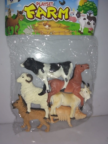 Animales De Granja Borrego Caballo Vaca Puerco 