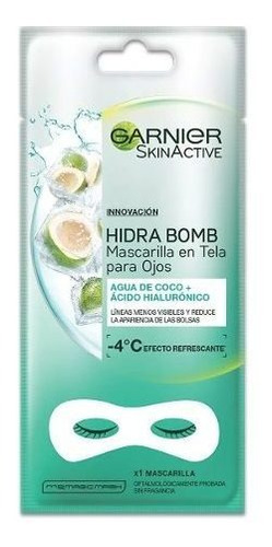 Garnier Skin Active Mascarilla En Tela Para Ojos Coco 