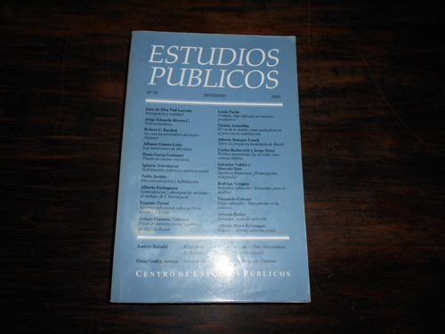 Estudios Públicos. N° 50. Invierno, 1995.
