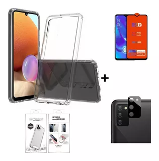 Case Funda Para Samsung A02s + Mica De Pantalla Y Cámara