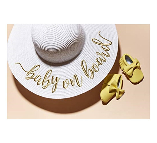 Sombrero De Playa Con Texto Personalizado Para Mujer
