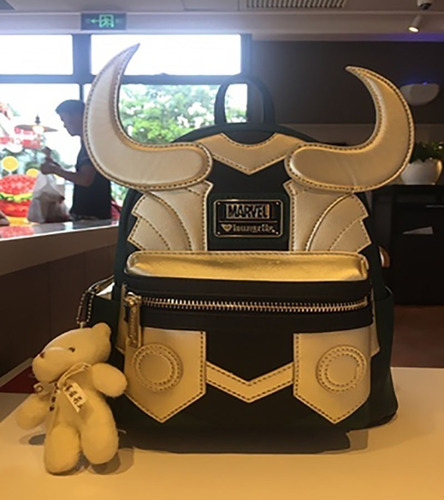 Mochila Escolar Loki Loungefly De Marvel Avengers