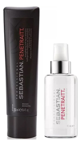 Shampoo + Serum Para Cabello Dañado Sebastian Penetraitt