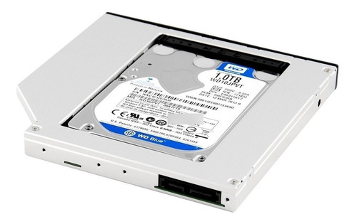 Imagen 2 de 5 de Caddy Sata A Sata 12,7mm Segundo Disco En Lectora Notebook