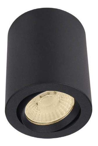 Lampara De Interior Sobreponer,ashlesha I / Aluminio 127v Color Negro Tecnolite 20DYSNLED009V30N