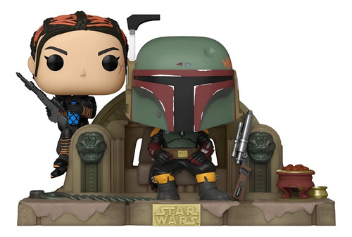 Funko 58391 Pop Moments Mandalorian Boba Fett And Fennec