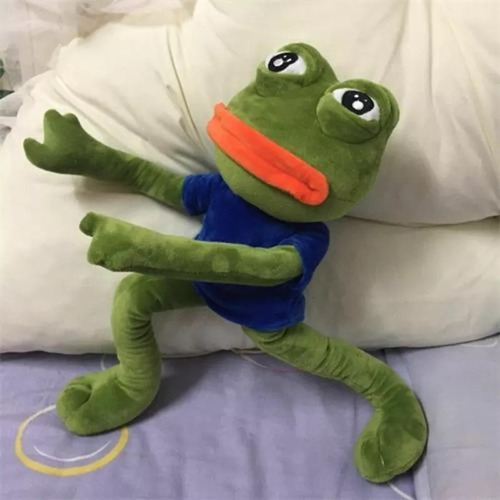 Peluche Rana Pepe Triste Sad Frog Memes Y Stickers Internet