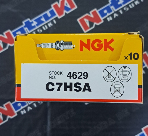 Bujías Originales Ngk C7hsa Para Motos Cobra  Runner Porche.