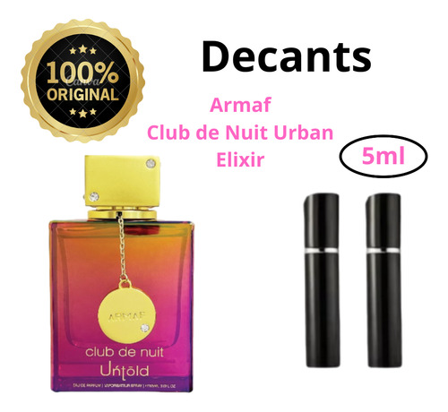Muestra De Perfume O Decant Armaf Club De Nuit Untold Unisex