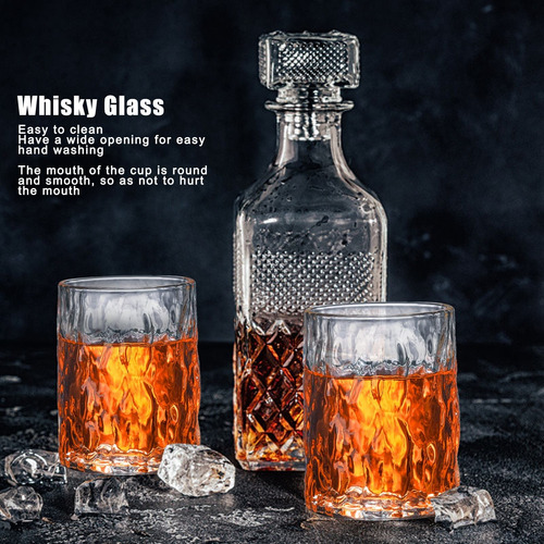 Imagen 6 de 9 de Taza De Textura De Corteza De 250 Ml, Vaso De Whisky, Copa D