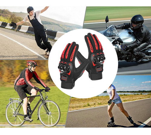 Guantes De Pantalla Táctil Para Conducir Rojo Xxl