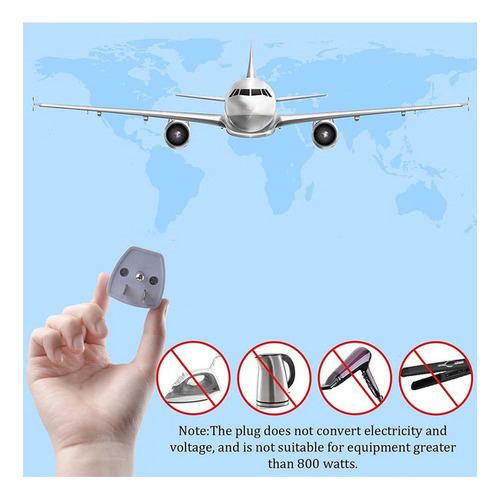 Adaptador De Enchufe Universal De 4 Piezas, De Europeo A Ame