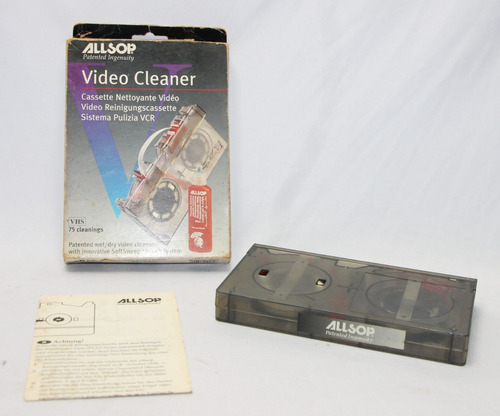 Allsof Video Cleaner Vhs Usada Em Otimo Estado