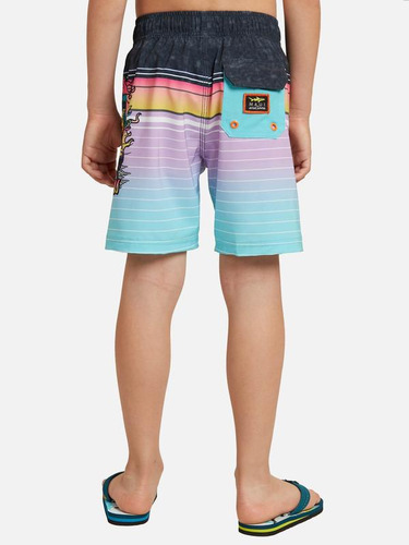 Traje De Baño Stretch Sunset In Waves Multicolor Kids Maui A