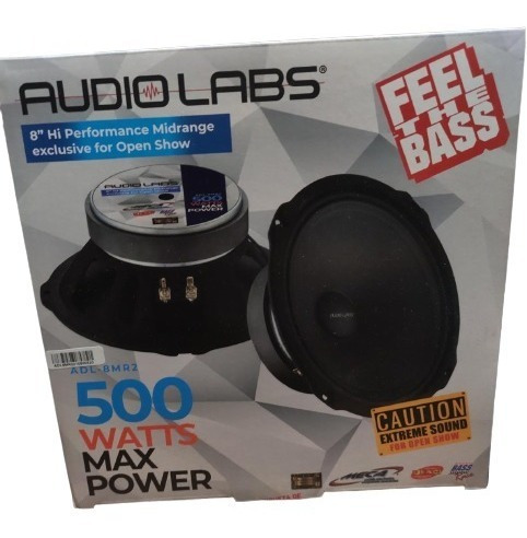 Medio Rango De 8 Open Show Spl 500w Max Audio Labs Adl-8mr2